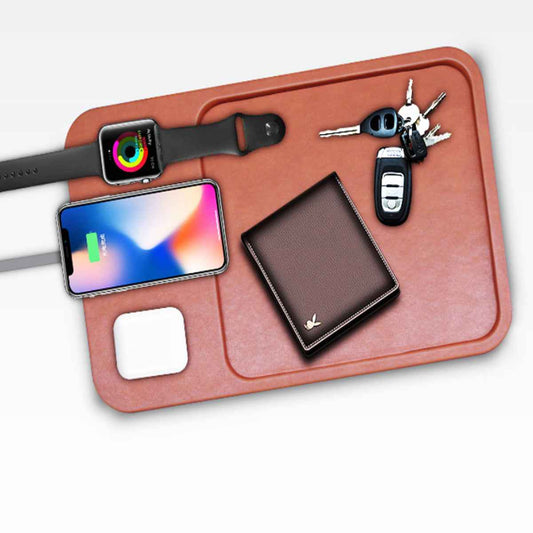 Catch - All Tray Pod With 3 In 1 Smart Wireless Charger