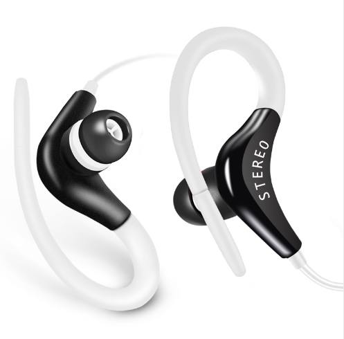 Universal In-Ear Sports Wired Headphones with Microphone - Snow's Gadgets and Accessories